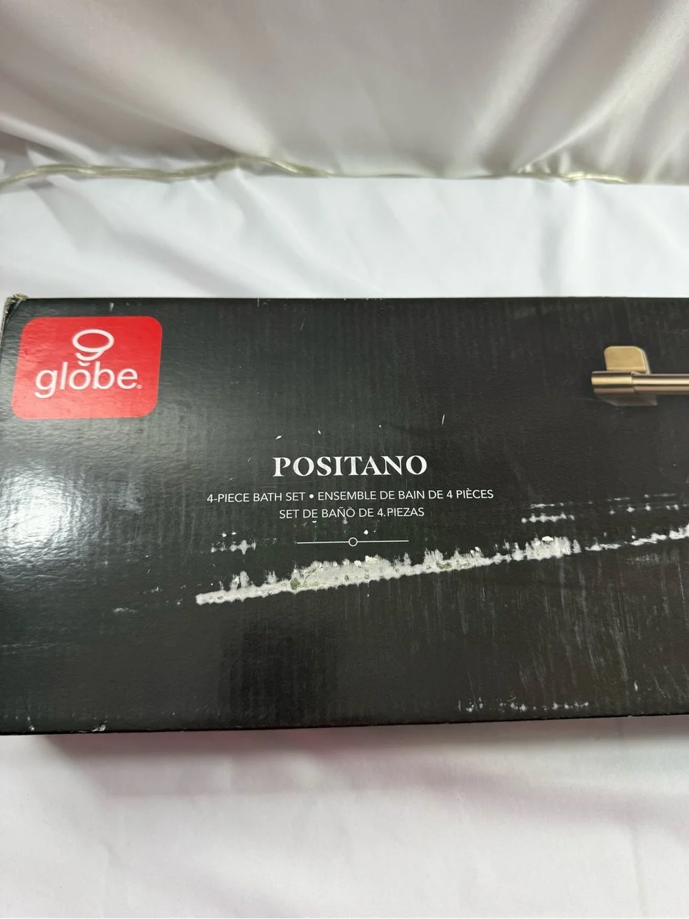 Globe Positano 4-Piece Bath Set - Gold Finish‎